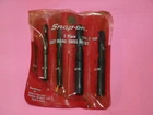 Snap On Tools Usa DBCL105A Left-hand Cobalt Drill Set Missing Small Bit. Used. Price: $27.99.