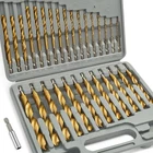 Comoware Titanium Impact Drill Bit Set - 30 Pcs Hex Shank Hss, Quick Change New. Price: $42.55.