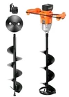 Vevor Electric Ice Fishing Auger With 8" & Earth Drill Bit 4AH 20V Battery Used. Price: $300.98.