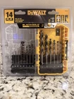 Dewalt DW1162 Black & Gold 14-PIECE Drill Bit Set With Toughcase New. Price: $15.00.