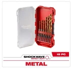Milwaukee 48-89-4670, Shockwave Impact Duty Titanium Drill Bit Set (15-PIECE) New. Price: $24.20.