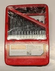 Sears Craftsman 21-PIECE Black Oxide Drill Bit Set In Metal Case- New. Price: $30.00.