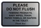All Quality Classic Framed Please Do Not Flush Thank You Bathroom Etiquette S... New. Price: $15.47.