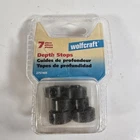 Drill Bit Depth Stops 7 Sizes 1-8" 1/2" Wolfcraft New. Price: $8.95.
