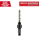 7/16 In. Small Hole Saw Arbor W/ Pilot Drill Bit New. Price: $13.83.