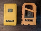 Dewalt DW1369 29-PIECE Titanium Drill Bit Set Complete & Vintage Metal Index Box Used. Price: $44.99.