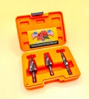 3 Pc Cobalt M42 Altin Quad Flute Step Drill Bit Set Hog Lifetime Warranty New. Price: $56.99.