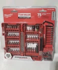 Milwaukee 48-32-4489 Shockwave Impact Duty Drill Driver 1/4" Hex Bit Set Of 75 New. Price: $63.99.