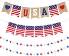 Tatuo Pcs 4TH Of July Banner Patriotic Usa Flag Red White Blue Star New. Price: $18.99.