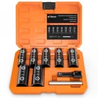 Wybenz 9-PIECE Lug Nut Extractor Set 2-IN-1 Cr-mo Wheel Lock Removal Tool Kit New. Price: $60.99.