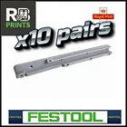 10 Pair Festool Tanos Systainer SYS3 Van Storage Organiser Rails Slim New. Price: $107.52.