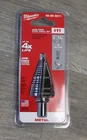 Brand New Milwaukee 48-89-9211 #11 Black Oxide Step Drill Bit 7/8" 1-7/32". Price: $27.00.