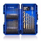 Jefe Hex 24-PC Shank Drill Bit Set For Impact Driver Hss Titanium Coated New. Price: $81.61.