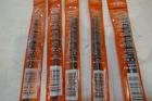 Driltec Carbide Masonry Drill Bits 3/16,1/4,5/16,3/8 & 1/2 In Straight Shank New. Price: $18.95.