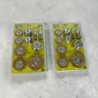 Ryobi 10PC Wire Wheel Brush Set Brass Coated Drill Attachments Rust Removal 2PAC New. Price: $22.95.
