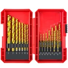 Titanium Twist Drill Bit Set 21 Piece Fit For Cutting Hard Metals S... Fa New. Price: $21.99.