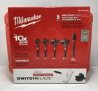 Milwaukee Switchblade Selfeed Bit Plumber's Kit W/ Case 49-22-5100 New. Price: $158.00.