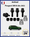Farad Black Wheel Lock Lug Nuts For Peugeot 308 Iii 2021 On, 4 + Keys New. Price: $45.11.
