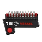 Vessel 11PC Impact Torsion Bit Set In Pop-up Case Phillips Flat Torx Square New. Price: $18.99.