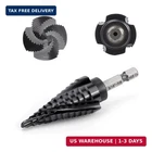 Comoware M35 Cobalt Step Drill Bit, 4 Spiral Flute, With 3/8" Hex Shank New. Price: $34.98.