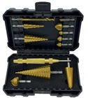 12-PIECE Hss Titanium Metric Step, Countersink, Cone Drills With 1/4" Hex Shank, New. Price: $56.92.