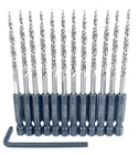Tapered Drill For Wood 12 Pc #6 (9/64") All Same Size Set New. Price: $63.51.