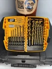 Dewalt DW1342 21 Pieces Titanium Tip Drill Bit Set Missing 1/8 Used. Price: $19.99.