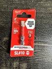 Milwaukee 48-32-4918 Shockwave Impact Slotted 1/4" Power Bit, SL#10, 2" Length New. Price: $8.99.
