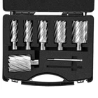 Vevor Annular Cutter Set, 6 Pcs Weldon Shank Mag Drill Bits, 1" To 2" Cutting Di New. Price: $221.47.
