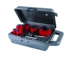 Morse MHS100, 11 Piece, General Purpose, Bimetal Hole Saw Kit, New. Price: $151.29.