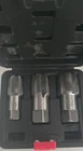 Deckrkat 3 Pc Npt Pipe Set 1" 1-1/4" 1-1/2" Threading W/ Case Used. Price: $39.99.