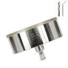 4-1/8INCH 105MM Hole Saw With Center Drill Bit And Diamond-coated C... New. Price: $34.19.