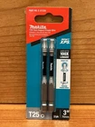 Makita E-01220 Impact Xps T25 Torx 3" Power Bit, 2/PK New. Price: $12.95.