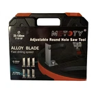 Metoty Adjustable Hole Saw Cutter Kit 25-130MM 1"-5-1/8" W/ Case New. Price: $36.09.