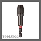 Milwaukee 48-32-4531 1/4" Hex Impact Locking Bit Holder 2.7/8" Oal Shockwave New. Price: $13.29.