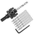 Heavy Duty Hole Saw Arbor With 5PCS Center Drill Bits, 1/2" Hex Shank Quick Chan New. Price: $16.99.