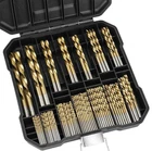 99 Pc Titanium Drill Set Metric Hss 4241 Twist 1.5-10MM New. Price: $11.99.