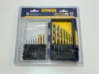 Irwin 15-PIECE Turbomax Drill Bit Set High-speed Steel Metal Wood, Plastic Case New. Price: $19.99.