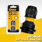 Dewalt DT7508-QZ Impact Wrench Adapter 1/4" Hex To 1/2" Square Drive Converter New. Price: $20.00.