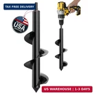 K-brands Auger Drill Bit For Planting 3 X 12 Inch Gardening Tools Spiral Hol New. Price: $29.04.