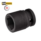 Jetech 1/2 Inch Drive Standard Impact Socket, Made With 3/4", Black New. Price: $9.99.