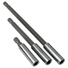 Iit 64510 Magnetic Bit Extensions Set 3 Piece Hex Shank Tool For Drills New. Price: $7.39.