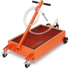 Garveetech Oil Drain Pan, 15 Gal Low Profile With Electric Pump... New. Price: $221.32.