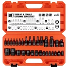 Horusdy 31PC Torx Bit Socket& Female External Set Impact Adapter New. Price: $29.99.