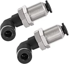 Uxcell 2 End 6MM Tube Push Lock Elbows, M14 Shape Bulkhead Union Air... New. Price: $14.76.