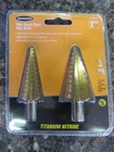 New Warrior High Speed Steel Step Drills Titanium Nitride 2PC 60378. Price: $18.99.