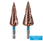 Hercules 3/16 In. To 1-1/8 #4 Cobalt Drill Bit (12-STEPS) + #5 (8-STEPS) New. Price: $64.35.