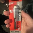 Milwaukee 48-20-8995 Bit Tile-natl Stone Carb 1/2IN New. Price: $10.11.