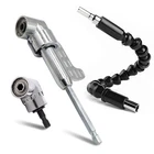 Silver 105 Degree Right Angle Drill Bit Holder, 1/4" Hex Shank Driver And Fle... New. Price: $17.42.