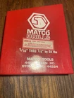 Matco Tools Cobalt Drill Bit Set DMC13 & Steel Case 1/16"-1/4" By 64THS Brazil Used. Price: $14.00.